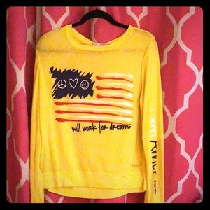 Peace love word sweater